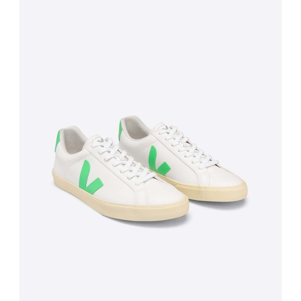 Αθλητικά Παπούτσια γυναικεια Veja ESPLAR CHROMEFREE White/Green | GR 612NWY